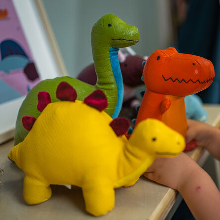 Little Friends Sensory Textures \x26 Rattle Dinosaurs Bundle  hi\-res