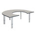 Height Adjustable Horseshoe Table  hi\-res