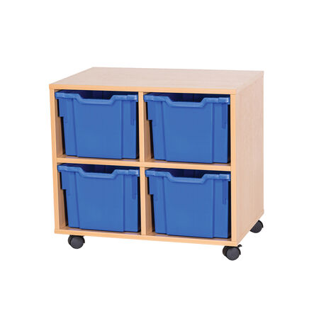 Mobile Double Tray Unit 4 Extra Deep  hi\-res