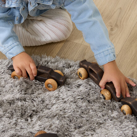 TTS Small World Outdoor Wooden Racing Cars 10pk  hi\-res