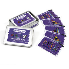 TTS Number Rods Activity Cards 100pk Year 5  hi-res