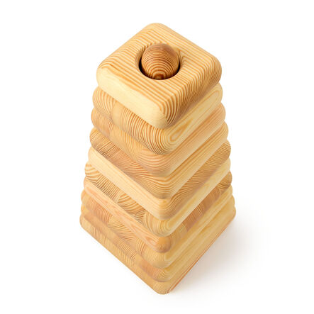 TTS Giant Wooden Stacking Tower Pyramids Square  hi\-res
