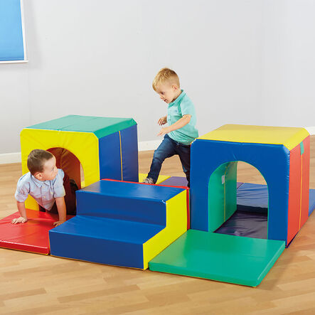 Hide and Seek Soft Play Set Multicoloured 9pcs  hi\-res