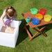 Translucent Rainbow Sand Water Play Pouring Bowls 6pk  hi\-res