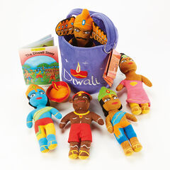 Washable Diwali Festival Story Basket 8pcs  hi-res