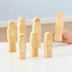 TTS Small World Toddler Wooden Doll Family 7pk  hi-res