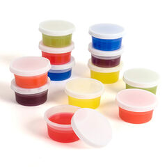 Small Plastic Pots with Lids 36pk  hi-res