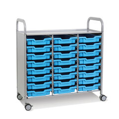 Callero Tray Trolley 24 Shallow Trays  hi-res