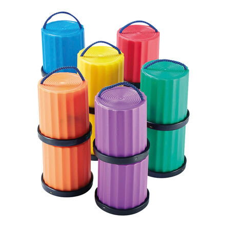 Six Colour Mini Hop Playground Stilts 6pk  hi\-res