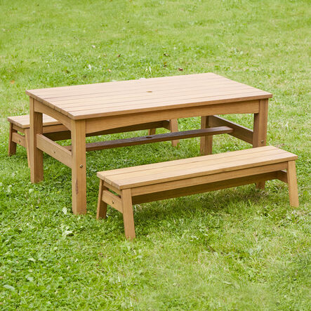 TTS Outdoor Children’s Low Table \x26 Benches Set  hi\-res