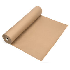 Brown Ribbed Craft Paper Roll 900mm x 250m  hi-res