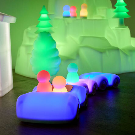 TTS Remote Control Light Up Vehicle \x26 Glow People Bundle  hi\-res