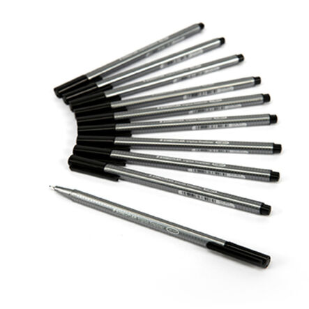 Staedtler Triplus Fineline Pens Black 10pk  hi\-res