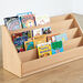 Classic Beech Four Level Bookcase Unit H580 x W400 x L1200mm  hi\-res