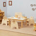 Rectangular Toddler Low Table H38cm Single Table  hi\-res