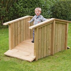Outdoor Wooden Bridge  hi-res