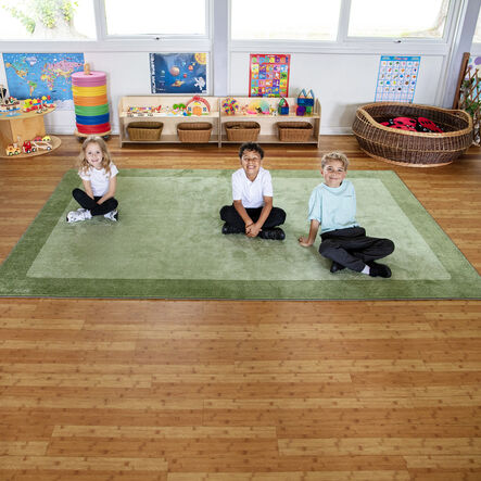 Two Tone Border Rectangular Carpet  hi\-res