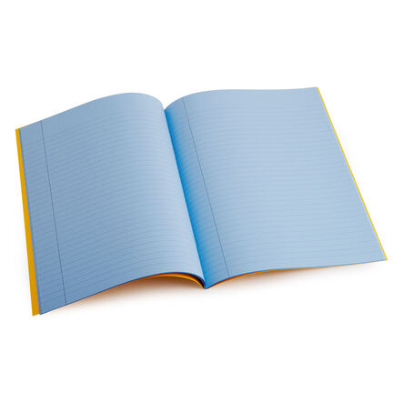 A4 Tinted Exercise Book 8mm Ruled Sky Blue 48pg 10pk  hi\-res