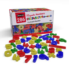 Show-me Coloured Magnetic Numbers Classpack 286pcs  hi-res