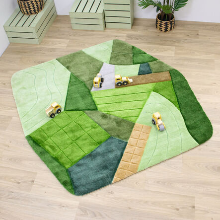 Aerial Landscape Super Deluxe Carved Carpet  hi\-res