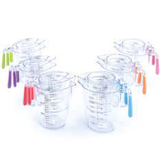 Assorted Coloured Measuring Jugs  hi-res