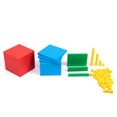 Plastic Interlocking Base Ten Set 121pcs  hi-res