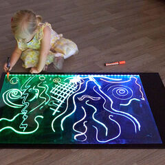 TTS Rechargeable Giant Illuminated Mark Making Board A1  hi-res