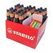 STABILO Markdry Drywipe Crayons Black Pk30  hi\-res