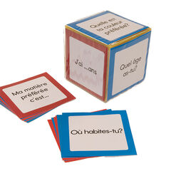 French Foam Dice Cards 48pk  hi-res