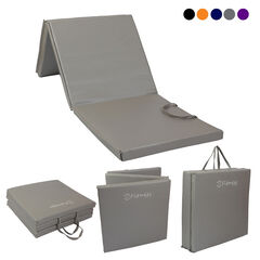 Tri-Fold Gym Exercise Mat 6x2ft  hi-res