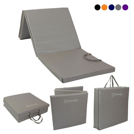 Tri\-Fold Gym Exercise Mat 6x2ft  hi\-res