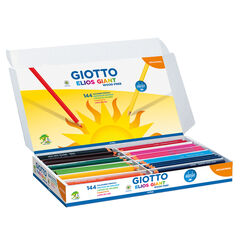 Giotto Elios Giant Colouring Pencils Assorted 144pk  hi-res