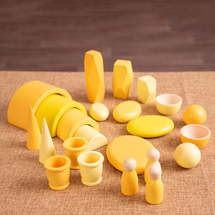 TTS Shades of Wooden Tonal Collection Yellow Yellow hi\-res