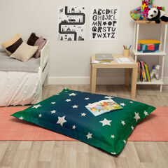 Star Print Kids Giant Bean Bag Chair  hi-res