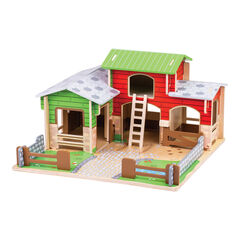 Small World Role Play Cobblestone Barn Farm  hi-res