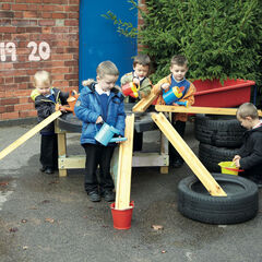 TTS Large Flat Wooden Water Channelling 5pk  hi-res