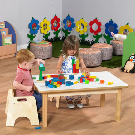Rectangular Toddler Low Table H38cm Single Table  hi\-res