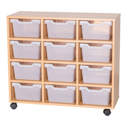 Tray storage unit with 12 Gratnells Cubby trays  hi\-res