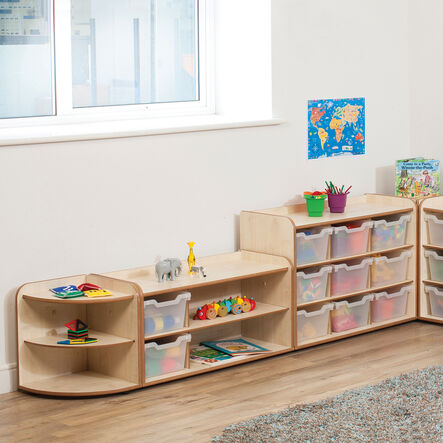 Solway Early Years 2 Shelf Corner Storage Unit  hi\-res