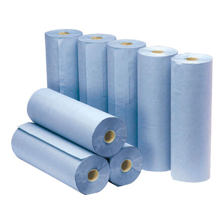 Hygiene\/Couch Rolls Large Blue 2 Ply 24pk  hi\-res