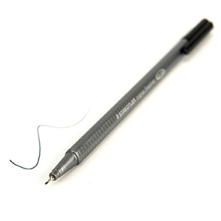Staedtler Triplus Fineline Pens Black 10pk  hi\-res