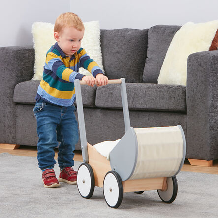 Wooden Dolls Pram  hi\-res