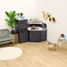 Modern Living Corner Packaway Kitchen Navy  hi\-res