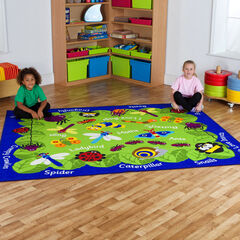 Back to Nature Minibeasts Indoor Rug  hi-res
