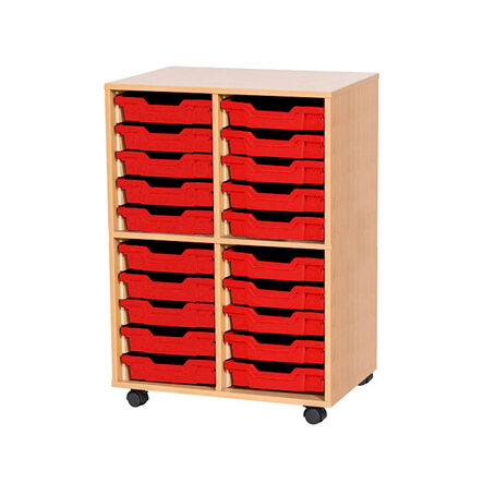 Mobile Double Tray Storage Unit 20 Trays  hi\-res