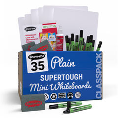 Show-me&reg; Supertough Plain A4 Whiteboard Kits  hi-res