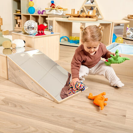 Toddler Mirrored Collection Mirrored Slope Unit  hi\-res