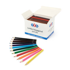 TTS Chunky Hexagonal Pencils Assorted 156pk  hi-res