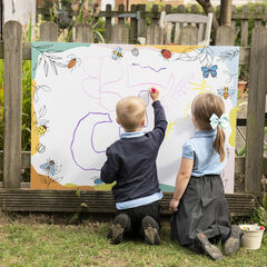 TTS Eco Giant Mark Making Outdoor Minibeast Whiteboard  hi-res