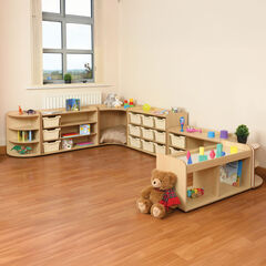 Solway Early Years Storage Set 2 with Clear Trays  hi-res